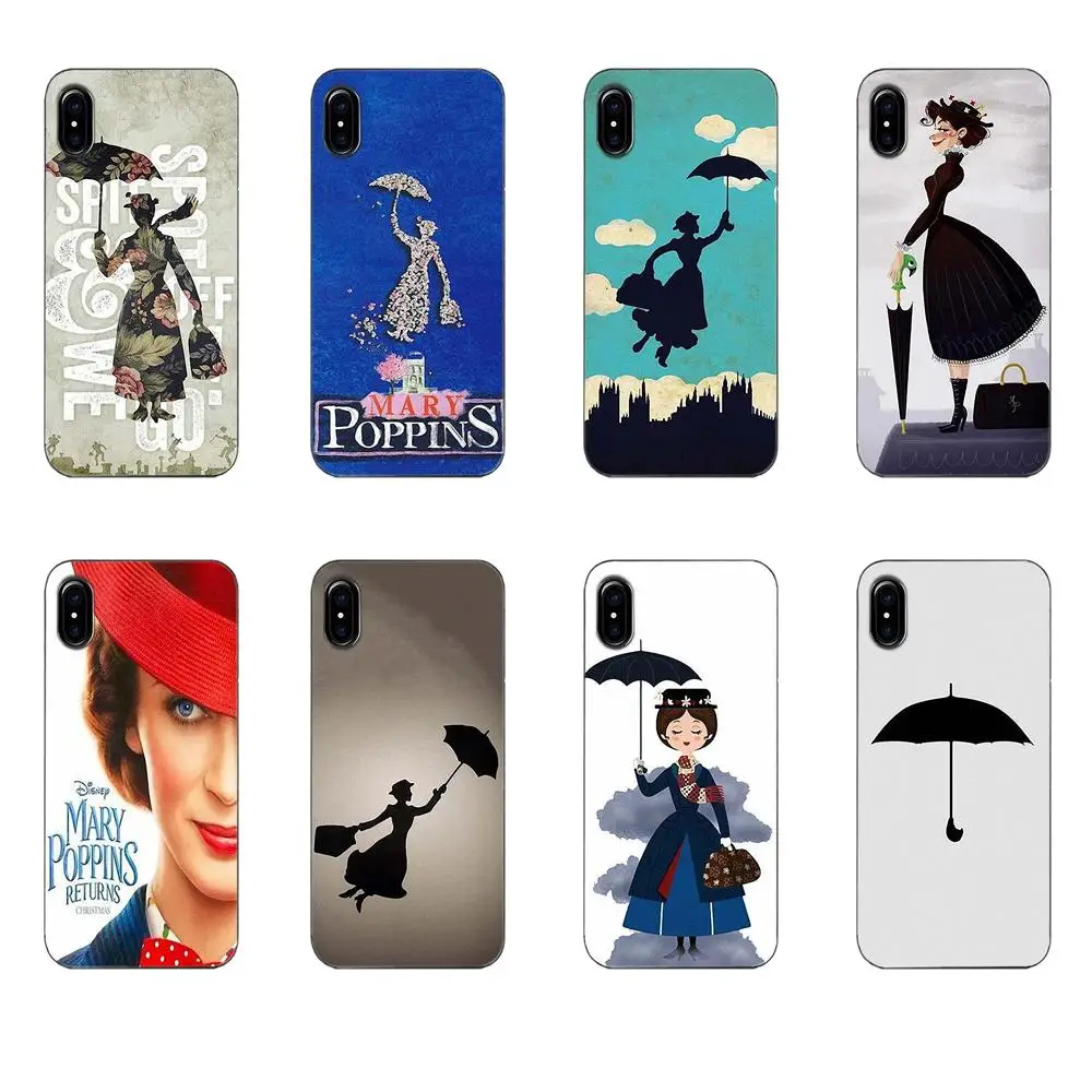 

Oedmeb Mary Poppins For Galaxy Alpha Core Prime Note 4 5 8 S3 S4 S5 S6 S7 S8 S9 mini edge Plus Soft TPU Capa Coque