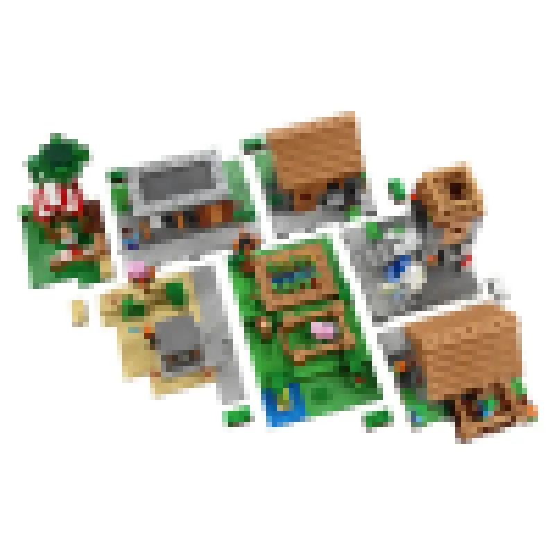 

1673pcs Model building kits lepin 18008 compatible with 21128 my worlds Village blocks Educational toys hobbies birthday gifts