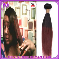 

Cheap Ombre Virgin Hair Malaysian Striaght Hair Bundles Burgundy Ombre Hair Extensions Two Tone Ombre Human Hair Weave 1B/99J