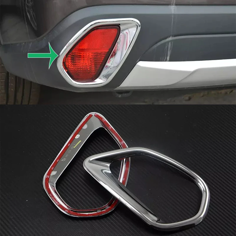 

Car Accessories Exterior Decoration ABS Chrome Rear Fog Lamp Light Cover Trims For Mitsubishi Outlander 2016 Car-styling