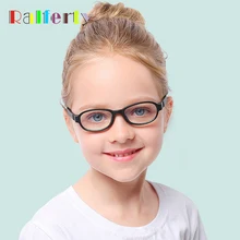 Ralferty гибкие Детские анти-синие блокирующие очки компьютерные очки Детские Силиконовые оправы для очков оптические очки оправа K006
