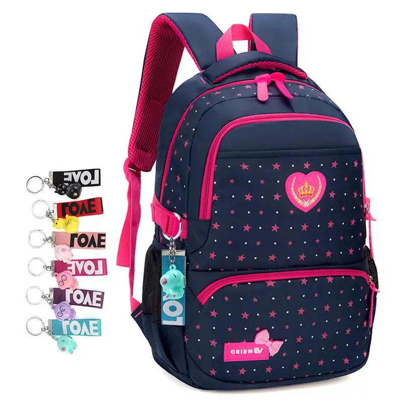 

ZIRANYU Star Printing Children Backpacks for Teenagers Girls Lightweight Waterproof School Bags Child Orthopedics Schoolbags