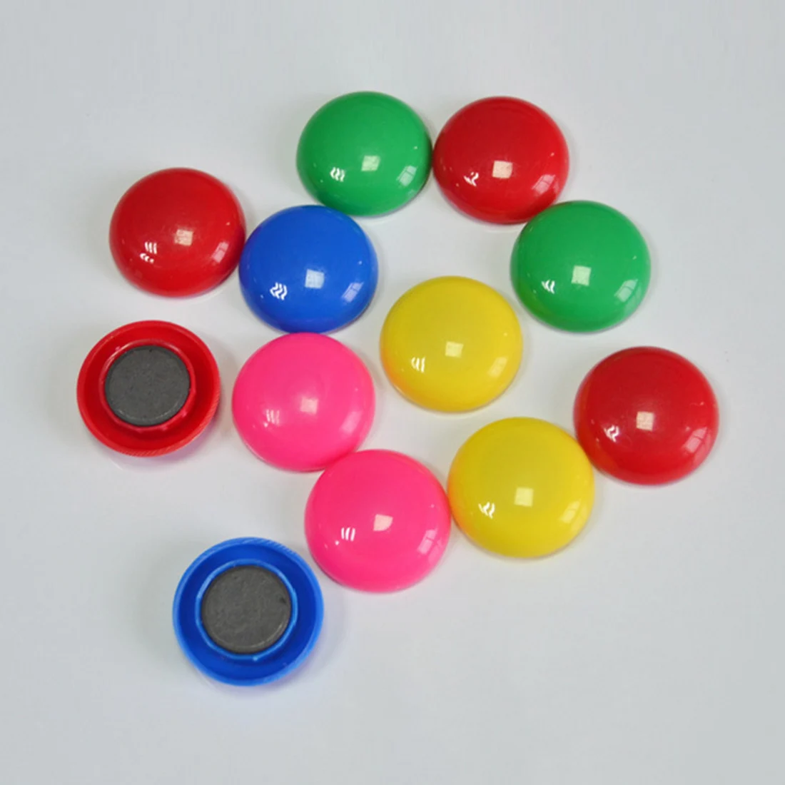 

Fridge sticker whiteboard stickers home decoration children's gifts color round plastic refrigerator stickers refrigerator