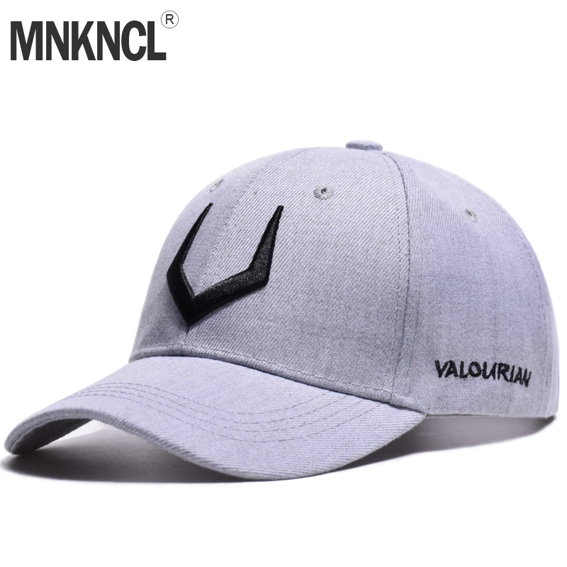 

MNKNCL 2018 New High Quality Hat 100% Cotton Snapback Cap V 3D Embroidery Baseball Cap Men and Women Caps