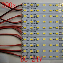 DHL/cdek, Epistar DC24V 200 шт./лот, 1 м 17 Вт~ 19 Вт белый/теплый Whtie/холодный белый 72LED 5630 бар свет коробка, жесткая лента