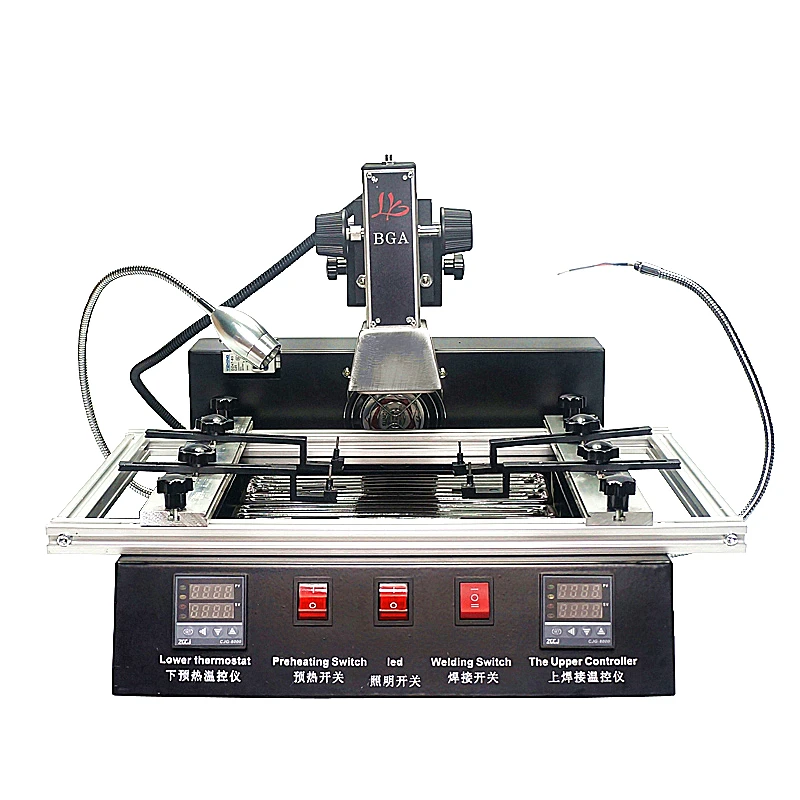

220V M770 Infrared BGA reballing machine rework station soldering system 2 zones