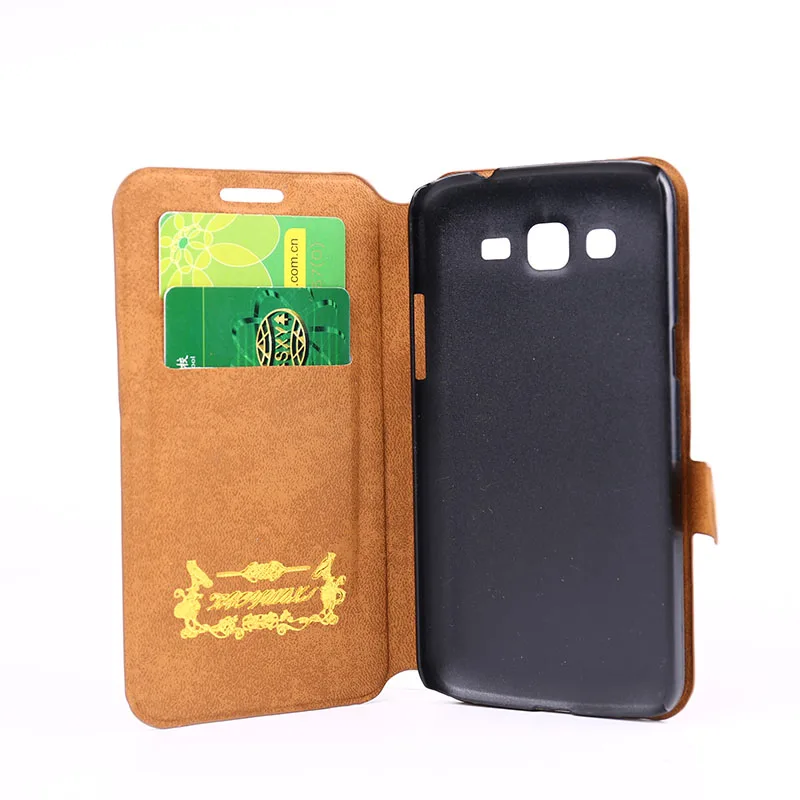 

Luxury Flip case wallet style leather Case For Samsung Galaxy Grand 2 G7102 G7105 G7106 G7108 G7100 G71S with Card Holder Stand