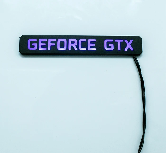 FREEZEMOD специальная видеокарта светодиодный светильник с многоцветным. XYD-GEFORCE GTX