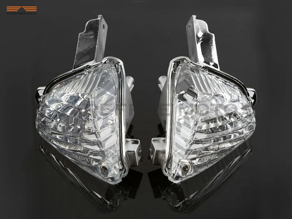 Clear Motorcycle Turn Indicator Signal Light Lens Winker Covers Case for SUZUKI GSXR600 GSXR750