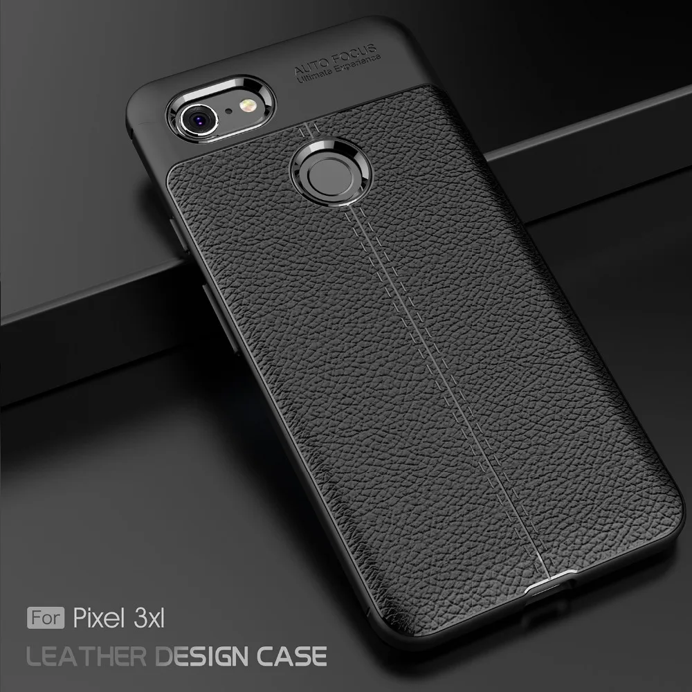 For Google Pixel 3 XL Case for Google Pixel 3XL Cover Luxury Litchi