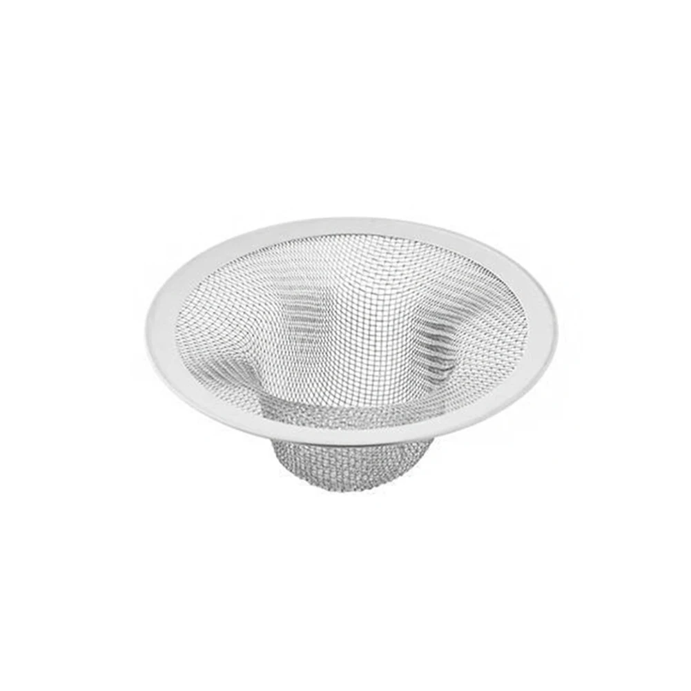 

Bathroom Effective Filter Drain Tool Anti Blocking Hair Catcher Stainless Steel Easy Clean Fine Mesh Kitchen Net Sink Strainer