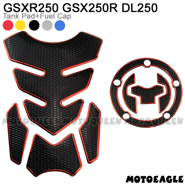 

1Set 3D Motorcycle Gas Fuel Oil Tank Pad Tankpad protector Decals Sticker for Suzuki GSXR250 GSX250R DL250 DL650 DL1000 GSX-S750