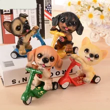 Super Lindo Del Patín de Simulación Perro Animal Home TV Decoración Del Gabinete de Artesanía Creativa Pequeños Regalos Muñeca Cachorro Juguetes Perros Husky