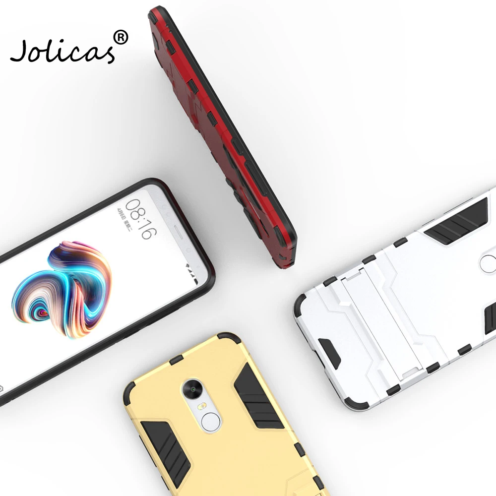 2018 Новый чехол для Xiaomi Redmi 5 плюс Чехол гибридный жесткий Coque Стенд телефон случаях