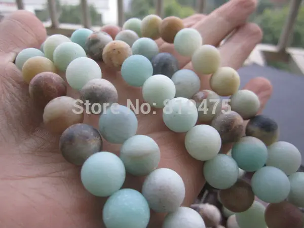 4 мм 6 8 10 матовые Натуральные Бусы из камня амазонита Forest Loose beads 1 string около 40 см
