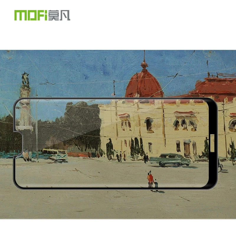 Защита экрана для Nokia 6 1 Plus закаленное стекло X6 3D изогнутая полноразмерная