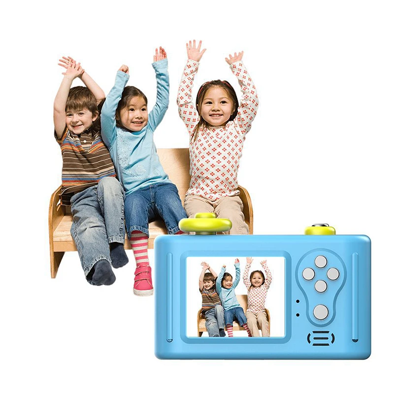 1080P Mini LSR Cam Digital Camera for Kids Baby Cute Cartoon Multifunction Toy Camera Children Birthday Best Gift for Christmas