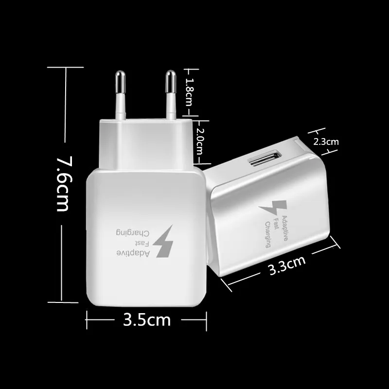 Быстрое зарядное устройство USB с европейской вилкой для iPhone X XS Max Plus быстрое зарядное устройство для Xiaomi Redmi Note 7 samsung huawei адаптер