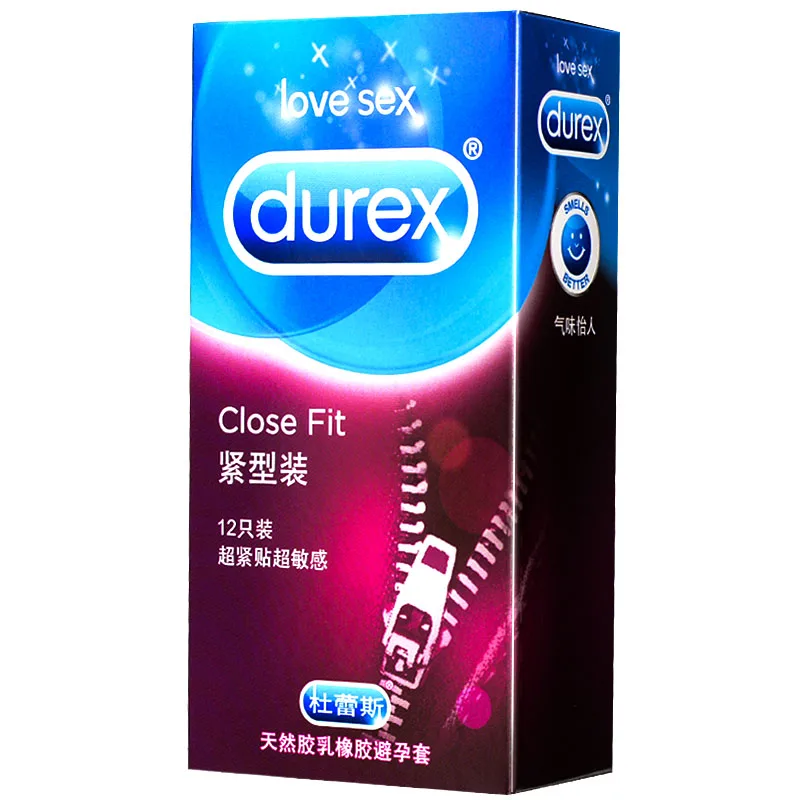 Durex 49 мм плотно прилегающие презервативы плотнее вместе натуральный латекс пенис
