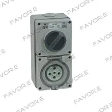 40A трехфазный 5 Круглый контактный комбинированный переключатель с розеткой 56CV540