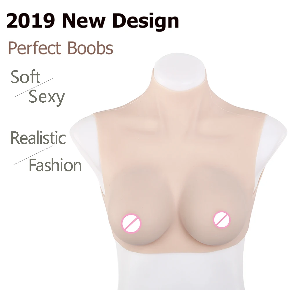 

IVITA Artificial Silicone Breast Forms Fake Boobs Breasts Male to Female Fashion Cosplay For Crossdresser Transgender Shemale