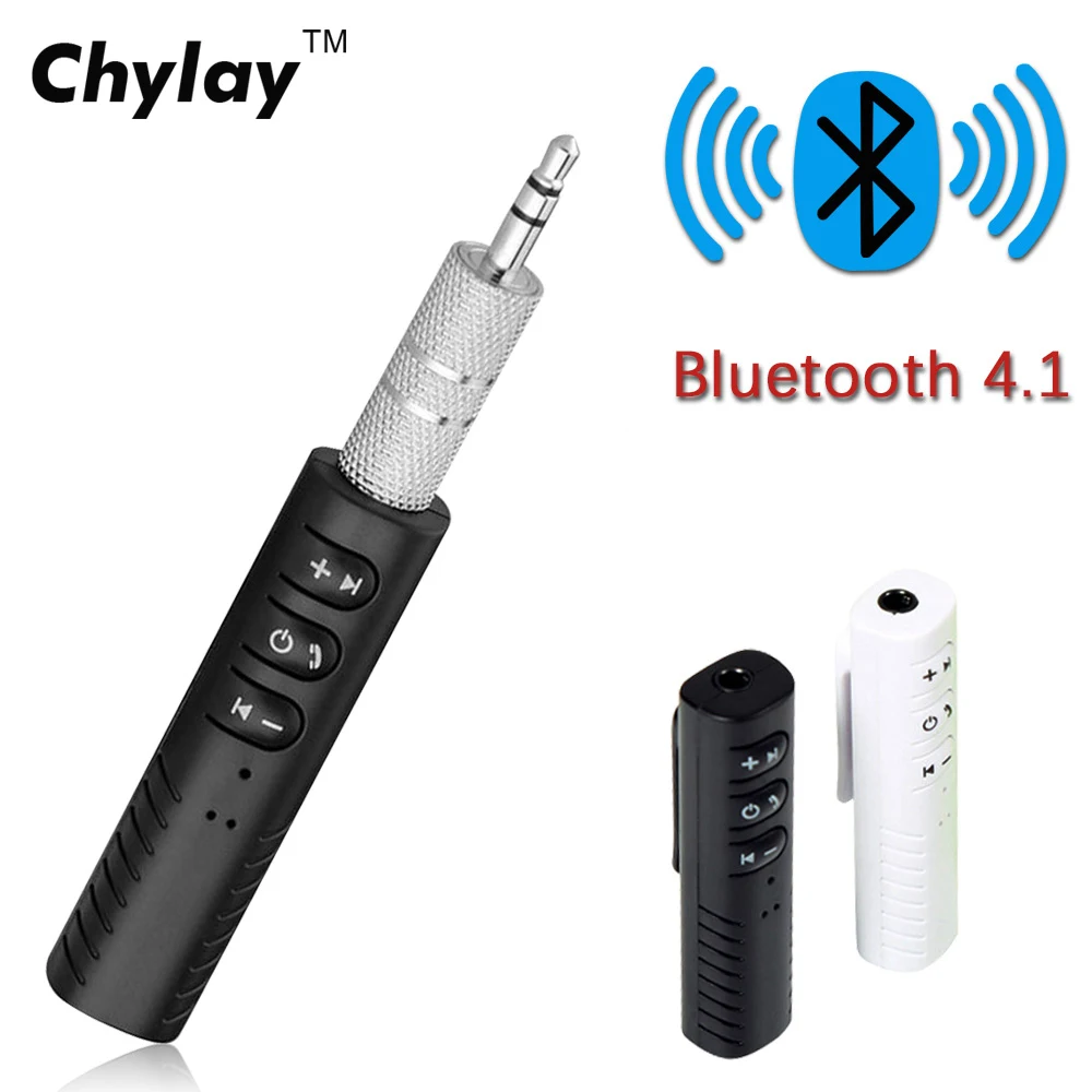 Автомобильный Bluetooth Handsfree Kit 3 5 мм разъем авто AUX для динамиков наушники стерео