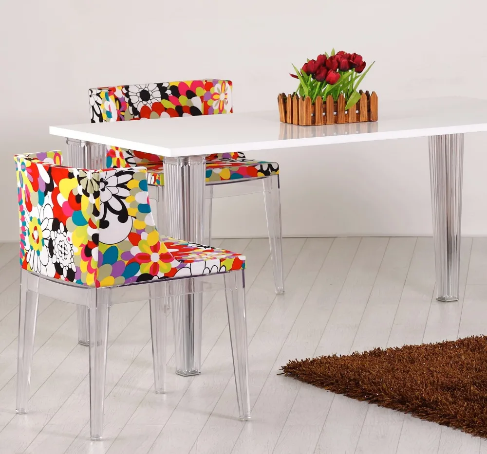 Flower Fabric Cover Soft Seat Dining Chair Waiting Chair Living Room Modern Classic Design Leisure Chair Flower Fabric Cover Soft Seat Dining Chair Waiting Chair Living Room Modern Classic Design Leisure Chair