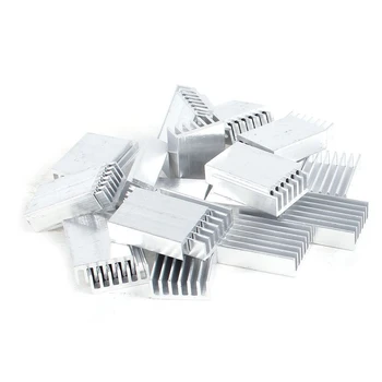 

Hot Sale 30 Pcs Aluminum Heatsink Cooling Fin 20mmx14mmx6mm for Mosfet IC