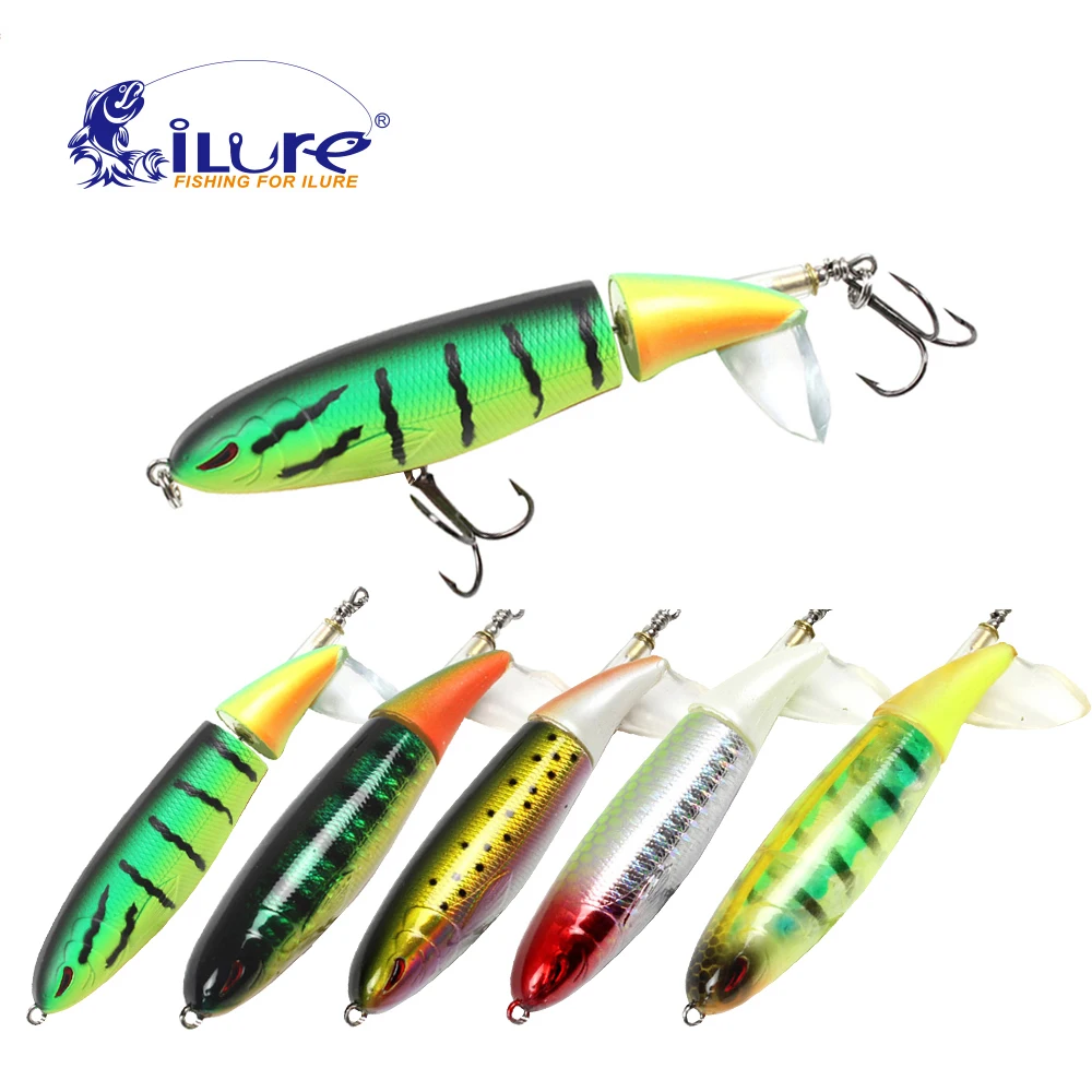 Ilure Fishing Lure Popper 13g/90mm Whopper Plopper Vmc Hook Topwater