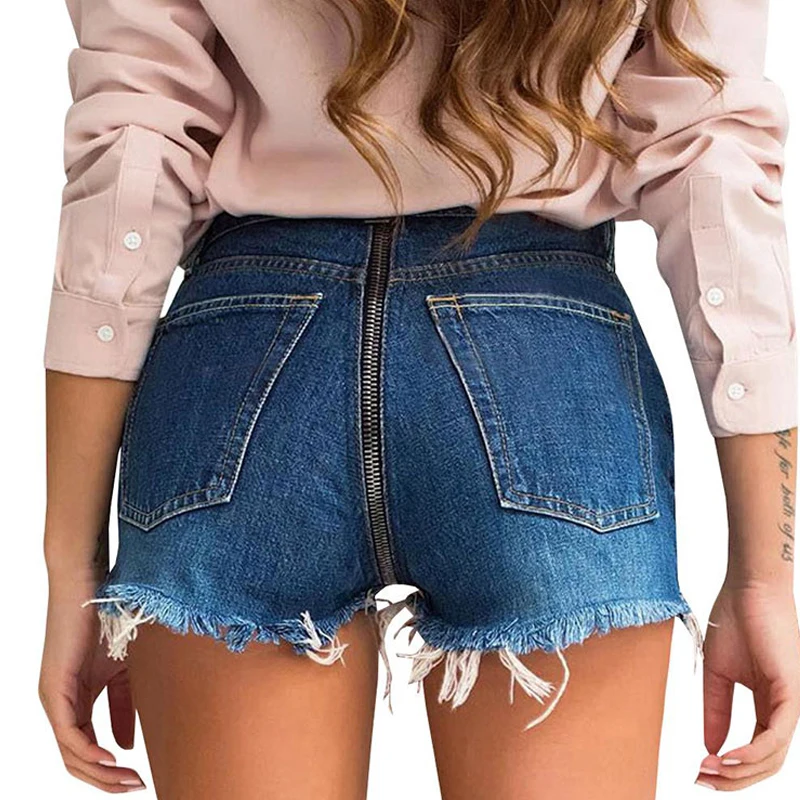 jeans woman zipper back
