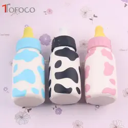 Tofoco мягкими замедлить рост весело Kawaii Кормление бутылки молока Squishies Игрушечные лошадки детские игрушки присутствует сотовый телефон Key