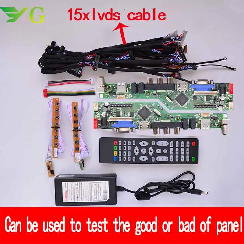 Универсальная плата драйвера для ЖК-телевизора T.RD8503.03 SKR.03 8501 ПК/VGA/HDMI/USB кнопка
