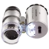 60X Handheld Magnifying Glass Mini Pocket Microscope Loupe UV Currency Detector Jeweler Magnifier With LED Light 3