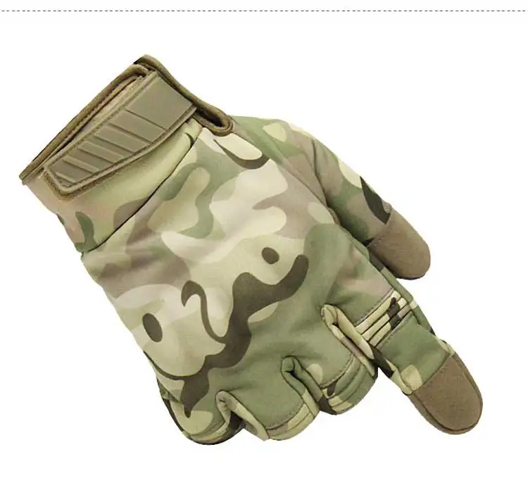 Новые камуфляжные тактические сенсорные перчатки армейские водонепроницаемые Пейнтбольные стрельбы Военные перчатки для страйкбола противоскользящие перчатки на весь палец