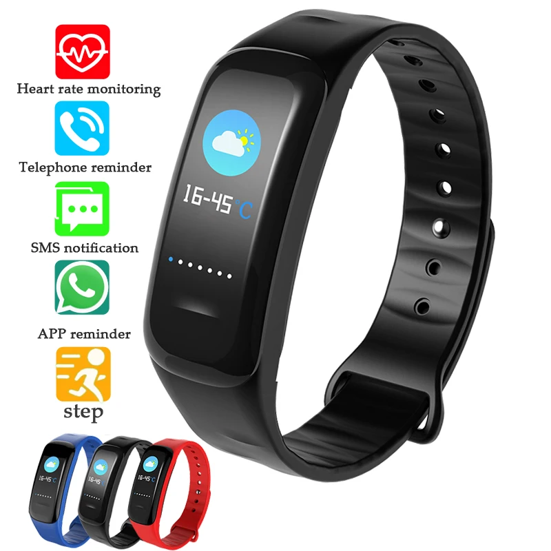 

BANGWEI Men Women Sport Smart Bracelet Watch Bluetooth Clock Heart Rate Blood Pressure oxygen Sleep Monitor Pedometer Smartwatch