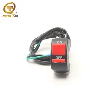 1PCS Universal Motorcycle Headlight Warning Light Switch Button 12V LED Headlight ON OFF Motorbike Handlebar Switch Accessories