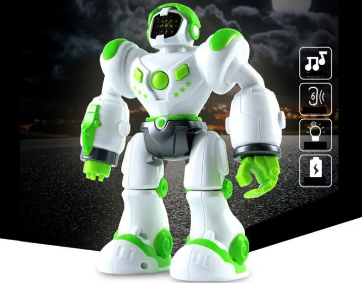

robot toy Smart Space Robot Electric Soldier Walking Dancing Robot With Music And Light Astronaut Electronic Toys For Boy