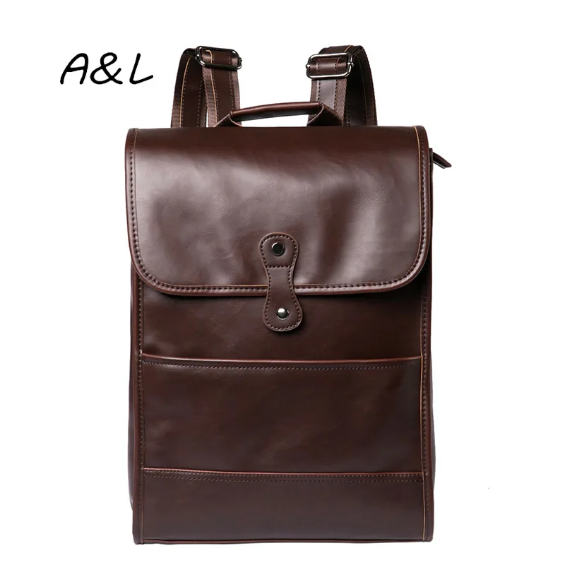 

Retro-vintage new shoulder Large Capacity bag men's Travel Backpack outdoor leisure computer Women bag College Style Bags Y107