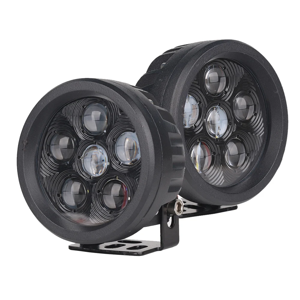 

1pair 18W 3.5" Round Led Work Light Off-road Driving Pod Spotlight Fog lights for Jeep SUV ATV Boats Cars Trucks,Forklift,Trains