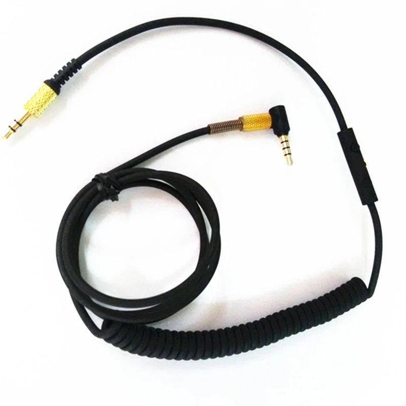 Replacement Audio Cable 3 5mm Extension Cord for Marshall Major II Monitor Headphone with Remote Microphone Volume Control