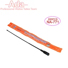100 штук антенна NAGOYA NA-771 со SMA Мужской Dual Band двухстороннее радио антенна для ZT-2R VX-2R TH-UVF9 TH-UV3R