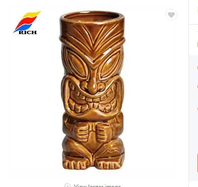 Special Offers Wholesale vintage 3D ceramic tiki mugs for sale