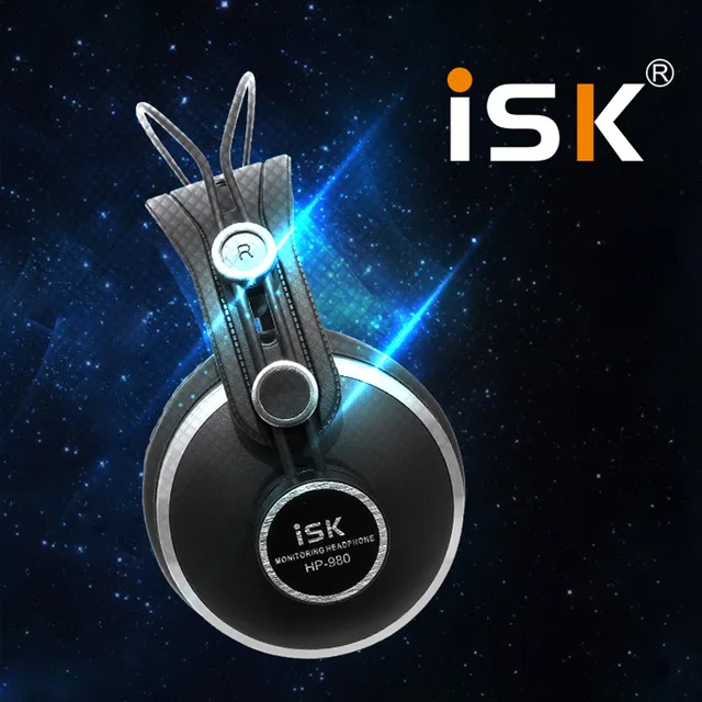Мониторные наушники фирменные оригинальные iSK HP 980 профессиональная студийная DJ