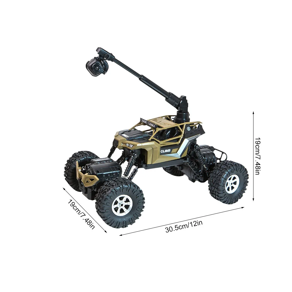 Радиоуправляемые автомобили с FPV камерой HD 720 P 2WD 1/18 весы 2,4 ГГц грузовые автомобили электрический автомобиль для взрослых детей управление led по Wi-Fi