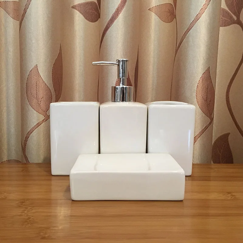 1 шт керамический набор продуктов для ванной 4 шт набор для ванной комнаты Набор с мыльницей для полоскания чашка щетка Зубная чашка