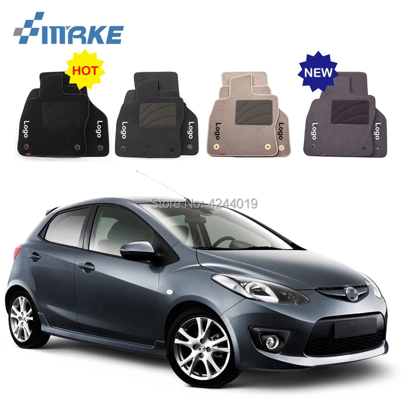 

Car Mats All Weather Front Back Floor Mats for Cars Car Floor Mats For Mazda 2