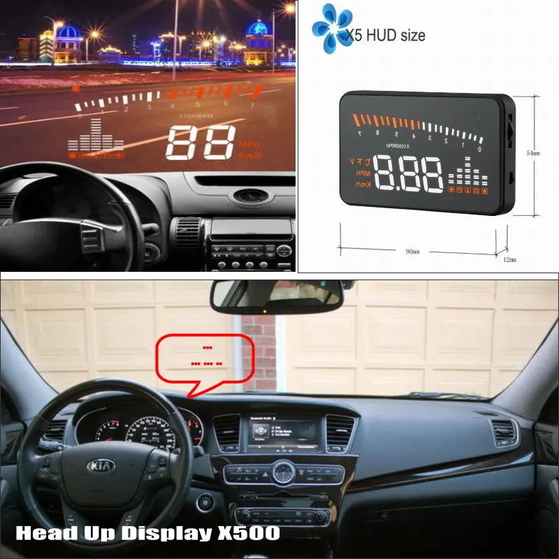 

For KIA K7 / Cadenza 2010~2015 - Saft Driving Screen Car HUD Head Up Display Projector Refkecting Windshield
