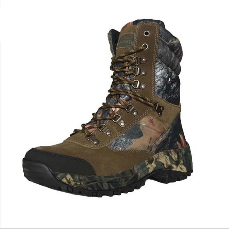 

Outdoor Hunting Boots training Tactical Camo Boots Army Military Boots Climbing Mountain Hiking Shoes