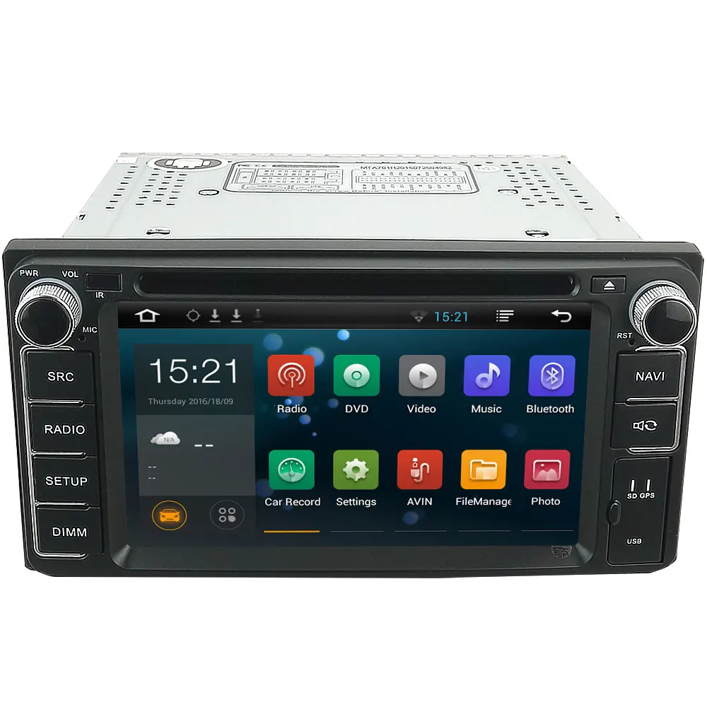 Witson Android 5.1 System Car GPS DVD Player Head Unit Sat Nav for