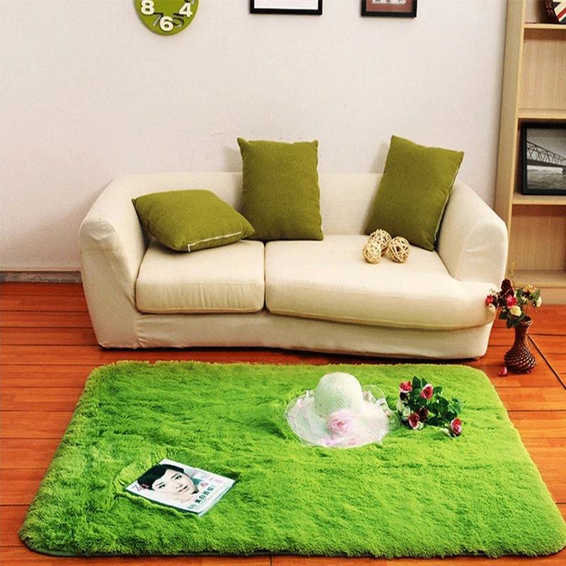 

16 Colors Solid Rugs Pink Puple Carpet Thicker Bathroom Non-slip Mat Area rug for living room Soft Child Bedroom Mat Vloerkleed